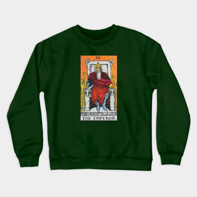 The Emperor tarot card Crewneck Sweatshirt by Nate's World of Tees